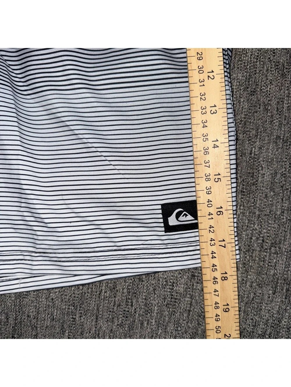 Quiksilver Men's Small Massive Swim Trunks Black-To-White QM14VL001 New